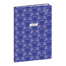 Carnet Dots ligné Quo Vadis - Smooth - 15x21 cm  - Bleuet