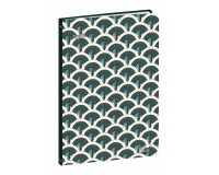 Quo Vadis - Carnet de notes - Marguy Adultes - Graphik paon - Pages Points (dots) et lignées - 15x21 cm