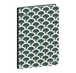 Quo Vadis - Carnet de notes - Marguy Adultes - Graphik paon - Pages Points (dots) et lignées - 15x21 cm