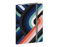 Quo Vadis - Carnet de notes - Papier Tigre - Pistes - Pages Points (dots) - 15x21 cm   Toile (effet tissé) -