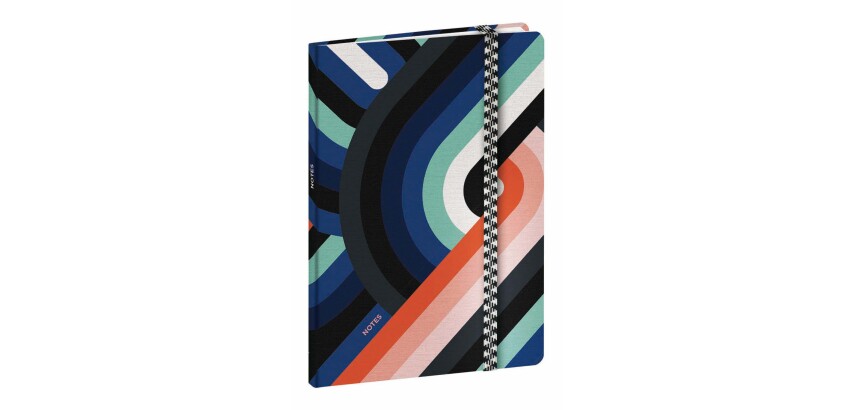 Quo Vadis - Carnet de notes - Papier Tigre - Pistes - Pages Points (dots) - 15x21 cm   Toile (effet tissé) -