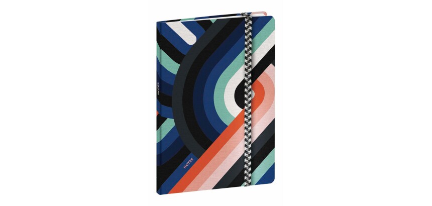 Quo Vadis - Carnet de notes - Papier Tigre - Pistes - Pages Points (dots) - 15x21 cm   Toile (effet tissé) -