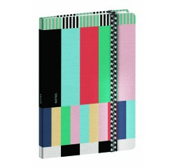Quo Vadis - Carnet de notes - Papier Tigre - Multicolore - Pages Points (dots) - 15x21 cm - Toile (effet tissé)