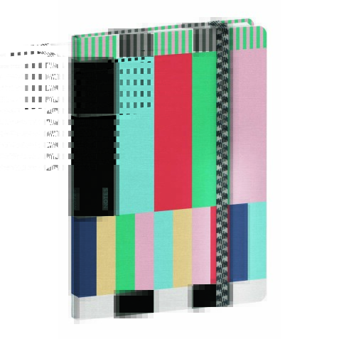 Quo Vadis - Carnet de notes - Papier Tigre - Multicolore - Pages Points (dots) - 15x21 cm - Toile (effet tissé)