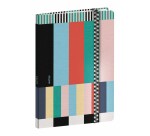 Quo Vadis - Carnet de notes - Papier Tigre - Rubans - Pages Points (dots) - 15x21 cm   Toile (effet tissé) -