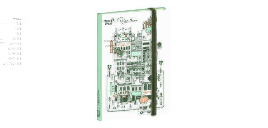 Quo Vadis - Carnet de notes - Docteur Paper - Multicolore - Pages Lignées - 15x21 cm