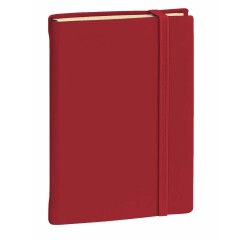 Carnet de note quo vadis 15 lignes silk bordeaux          elastique. 192 pages format   10x15cm