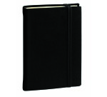 Carnet de note quo vadis 15 lignes silk noir elastique    192 pages format 10x15cm