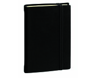 Carnet de note quo vadis 15 lignes silk noir elastique    192 pages format 10x15cm