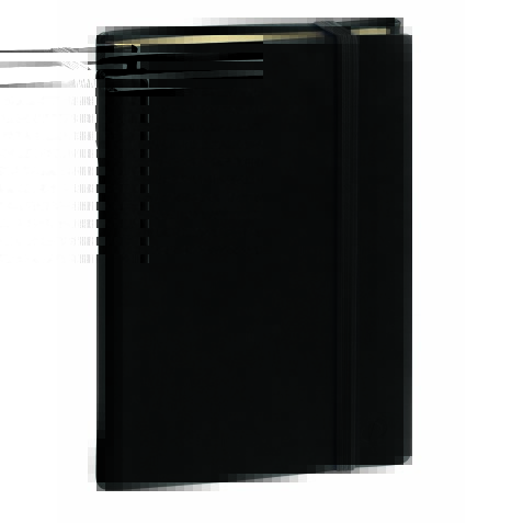 Quo Vadis - Carnet de notes - Silk - Noir - Pages Non lignées - 10x15 cm