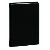 Quo Vadis - Carnet de notes - Silk - Noir - Pages Non lignées - 16x24 cm