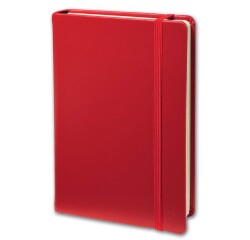 Quo Vadis - Carnet de notes - Habana - Rouge - Pages Quadrillées - 10x15 cm Papier Clairefontaine ivoire