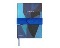 Quo Vadis - Carnet de notes - Français - Iconique - Multicolore - Pages Lignées - 15x21 cm - Toile (effet tissé)