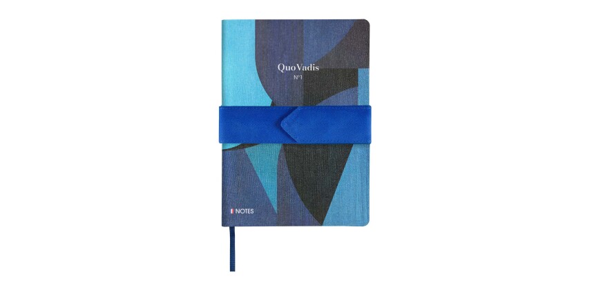 Quo Vadis - Carnet de notes - Français - Iconique - Cubisme - Pages Lignées - 15x21 cm   Toile (effet tissé) -