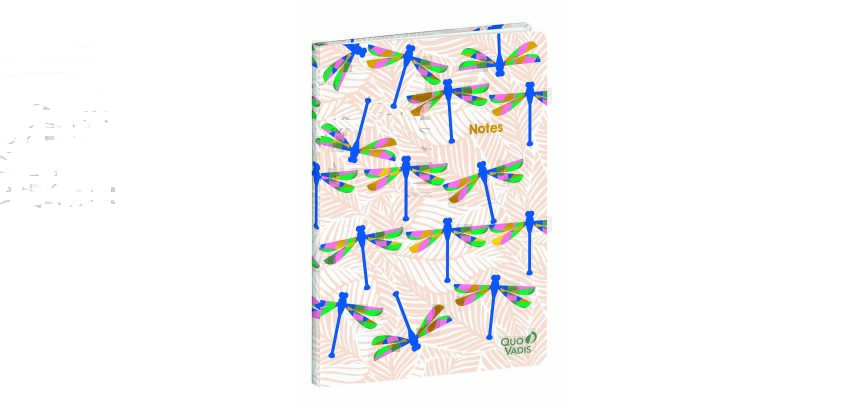 Quo Vadis - Carnet de notes - Fly - Multicolore - Pages Points (dots) et lignées - 15x21 cm