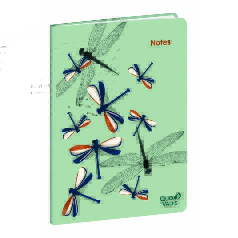 Quo Vadis - Carnet de notes - Fly - Multicolore - Pages Points (dots) et lignées - 15x21 cm