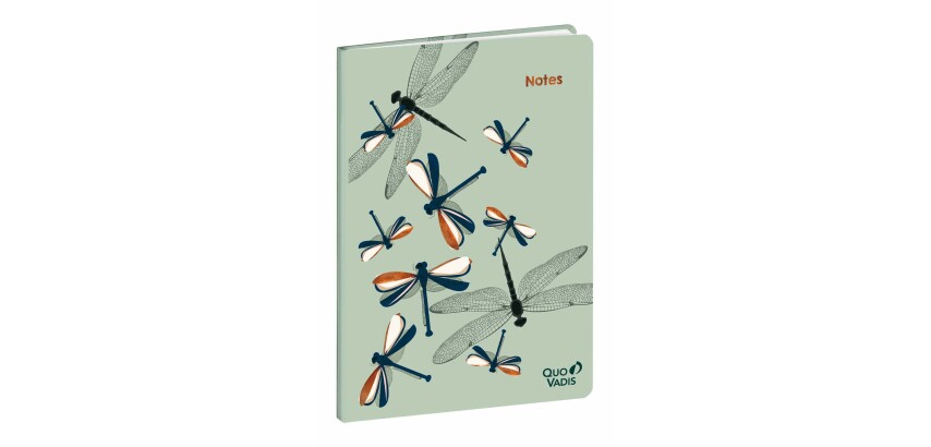 Quo Vadis - Carnet de notes - Fly - Papillon nuée - Pages Points (dots) et lignées - 15x21 cm