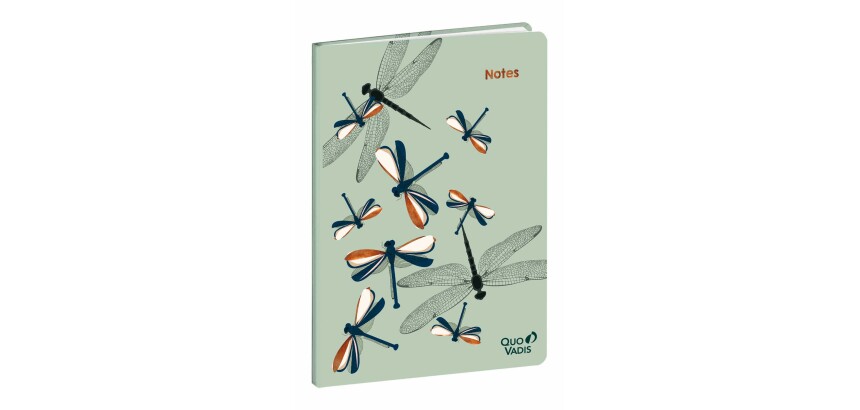 Quo Vadis - Carnet de notes - Fly - Papillon nuée - Pages Points (dots) et lignées - 15x21 cm