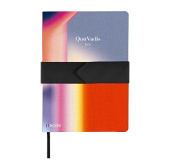 Quo Vadis - Carnet de notes - Français - Iconique - Prisme - Pages Lignées - 15x21 cm   Toile (effet tissé) -