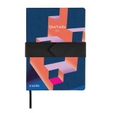 Quo Vadis - Carnet de notes - Français - Iconique - Multicolore - Pages Lignées - 15x21 cm - Toile (effet tissé)