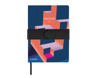 Quo Vadis - Carnet de notes - Français - Iconique - Multicolore - Pages Lignées - 15x21 cm - Toile (effet tissé)