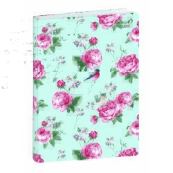 Quo Vadis - Carnet de notes - Stylish - Multicolore - Pages Points (dots) et lignées - 15x21 cm - Toile (effet tissé)