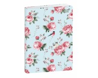 Quo Vadis - Carnet de notes - Stylish - Tapisserie - Pages Points (dots) et lignées - 15x21 cm   Toile (effet tissé)