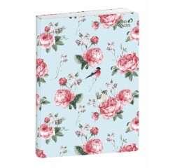 Quo Vadis - Carnet de notes - Stylish - Tapisserie - Pages Points (dots) et lignées - 15x21 cm   Toile (effet tissé)