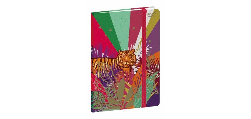 Quo Vadis - Carnet de notes - Jungle spirit - Arc en ciel - Pages Lignées - 15x21 cm
