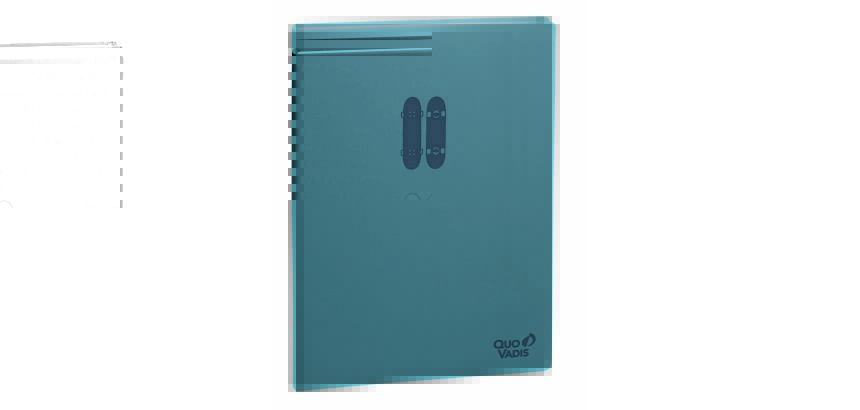 Quo Vadis - Carnet de notes - Paco - Bleu - Pages Lignées - 15x21 cm