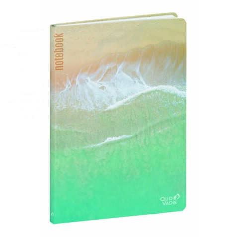 Quo Vadis - Carnet de notes - Respire - Multicolore - Pages Lignées - 16x24 cm -  recyclé