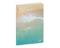 Quo Vadis - Carnet de notes - Respire - Plage - Pages Lignées - 16x24 cm recyclé