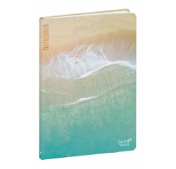 Quo Vadis - Carnet de notes - Respire - Plage - Pages Lignées - 16x24 cm recyclé