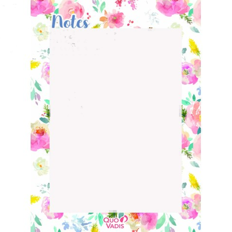 Quo Vadis - Bloc-notes - Fantaisie - 10,6x15,3 cm - par 10