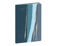 Quo Vadis - Carnet de notes - Marguy Adultes - Mineral - Pages Points (dots) et lignées - 15x21 cm