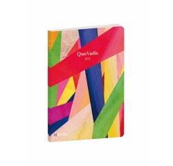 Quo Vadis - Carnet de notes - Iconique - Rayures - Pages Lignées - 15x21 cm