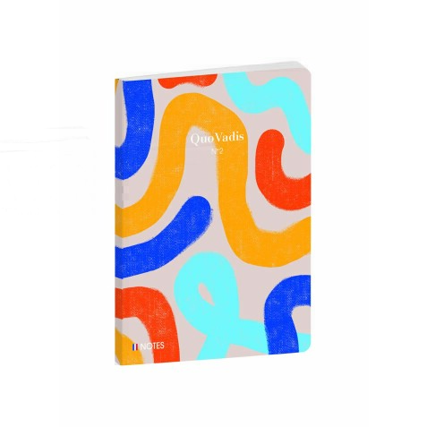 Quo Vadis - Carnet de notes - Iconique - Jaune - Pages Lignées - 15x21 cm