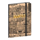 Carnet ligné Quo Vadis - Docteur Paper - 15x21 cm avec élastique - Nantes