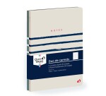 Quo Vadis - Carnet de notes - Fantaisie - Blanc - Pages Lignées - 15x21 cm - par 2