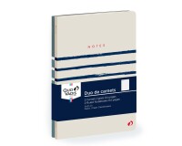 Quo Vadis - Carnet de notes - Fantaisie - Blanc - Pages Lignées - 15x21 cm - par 2