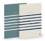 Quo Vadis - Carnet de notes - Fantaisie - Blanc - Pages Lignées - 15x21 cm - par 2