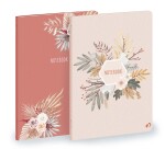 Quo Vadis - Carnet de notes - Fantaisie - Blanc - Pages Lignées - 15x21 cm - par 2