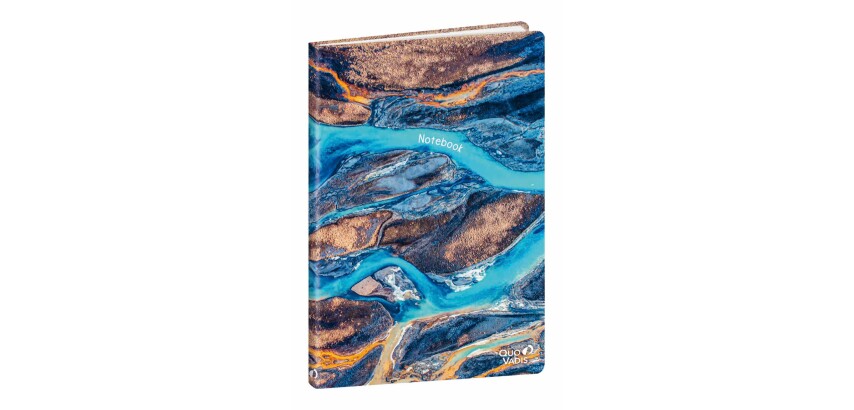 Quo Vadis - Carnet de notes - Respire - Islande - Pages Lignées - 16x24 cm recyclé