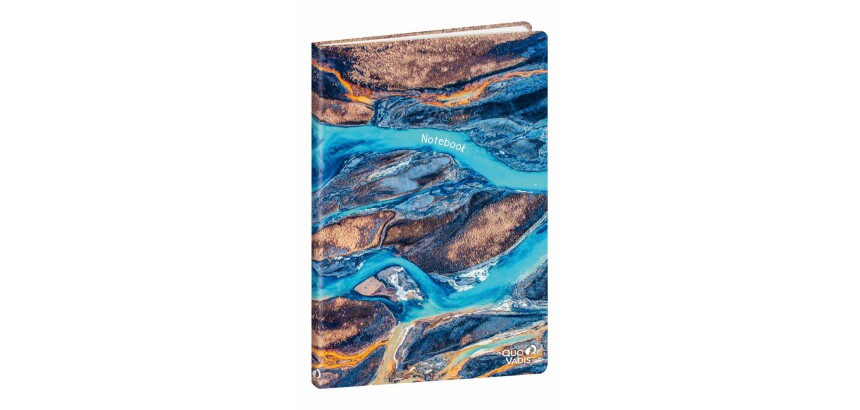 Quo Vadis - Carnet de notes - Respire - Islande - Pages Lignées - 16x24 cm recyclé