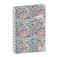 Carnet Dots ligné Quo Vadis - Spiralé - Daisy - 15x21 cm  - Liberty