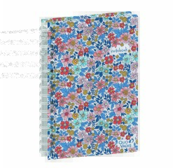 Quo Vadis - Carnet de notes - Spiralé - Daisy - Multicolore - Pages Points (dots) et lignées - 15x21 cm