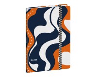 Quo Vadis - Carnet de notes - Papier Tigre - Multicolore - Pages Points (dots) - 15x21 cm - Toile (effet tissé)