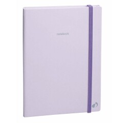 Quo Vadis - Carnet de notes - Pastel - Parme - Pages Lignées - 15x21 cm
