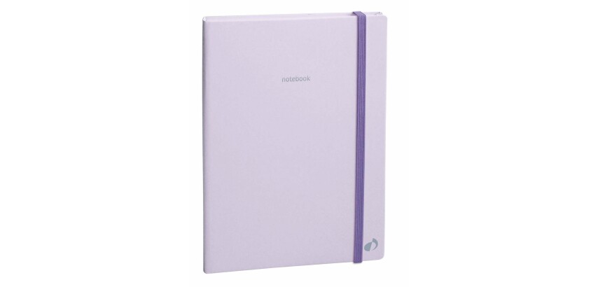 Quo Vadis - Carnet de notes - Pastel - Parme - Pages Lignées - 15x21 cm