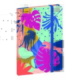 Quo Vadis - Carnet de notes - Jungle spirit - Multicolore - Pages Lignées - 15x21 cm